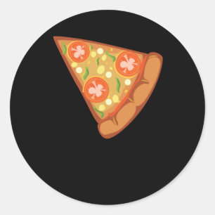Sticker Rond Pizza Alimentation Favorite
