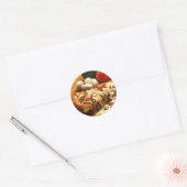 Sticker Rond Pizza Delicious (Enveloppe)
