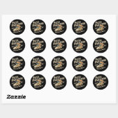 Sticker Rond Pizza Paradise (Feuille)