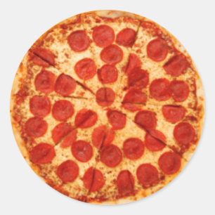 Sticker Rond Pizza Pie