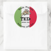Sticker Rond Pizzas de papa (Sac)