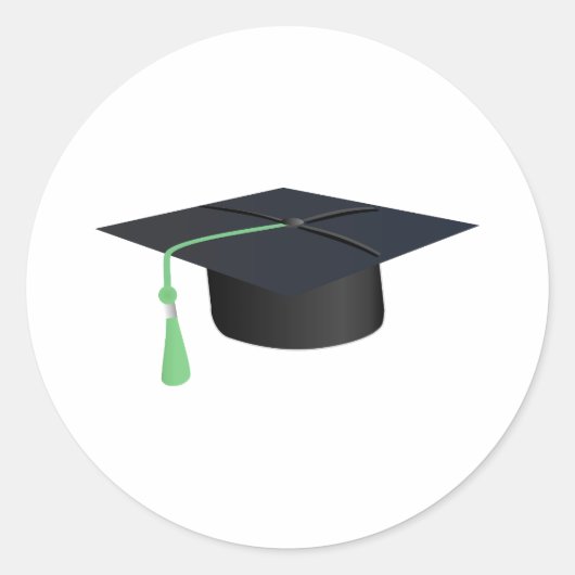 Sticker Rond Plafond de diplôme (Devant)