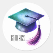 Sticker Rond Plafond de fin d'études 2025 (Devant)