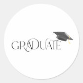 Sticker Rond Plafond d'études supérieures (Devant)