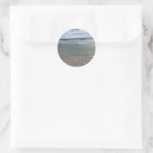 Sticker Rond Plage (Sac)