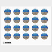 Sticker Rond plage (Feuille)