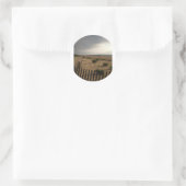 Sticker Rond Plage (Sac)