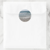 Sticker Rond Plage (Sac)