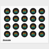 Sticker Rond Plage de Delray _1 (Feuille)