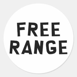 Sticker Rond Plage libre