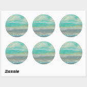 Sticker Rond Plage Lowland I (Feuille)