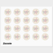 Sticker Rond Plage Starfish (Feuille)