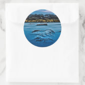 Sticker Rond Plages Parc Breakwall 4 (Sac)