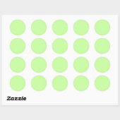 STICKER rond Plain : Acheter BLANC ou AJOUTER UNE  (Feuille)