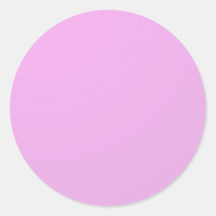 Sticker Rond Plain Shade Pink : Write on or add image
