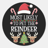 Sticker Rond Plaisanterie Familiale De L'Escouade De Rennes (Devant)