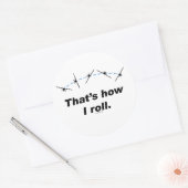 Sticker Rond Plan : comment rouler (Enveloppe)