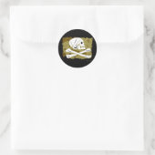 Sticker Rond Plan de jolly roger #4 (Sac)