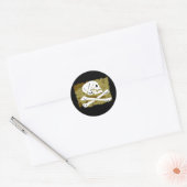 Sticker Rond Plan de jolly roger #4 (Enveloppe)