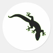 Sticker Rond Plan vert de GECKO (Devant)