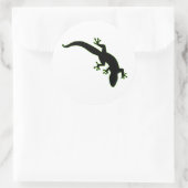Sticker Rond Plan vert de GECKO (Sac)