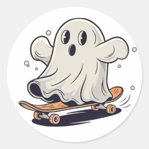 Sticker Rond Planche Boo-tiful