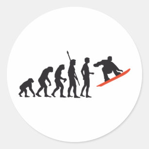 Sticker Rond planche de glisse