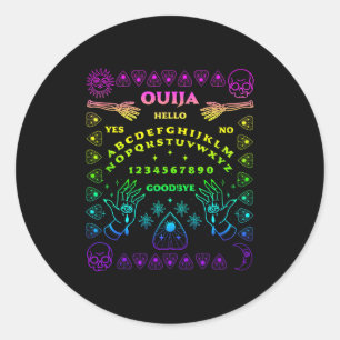 Sticker Rond Planche Ouija Spirit Pastel Goth Sorcellerie Sorci