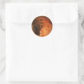 Sticker Rond PLANET MARS (système solaire) ~ (Sac)
