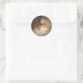 Sticker Rond PLANET PLUTO (système solaire) ~ (Sac)