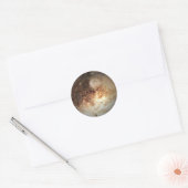 Sticker Rond PLANET PLUTO (système solaire) ~ (Enveloppe)