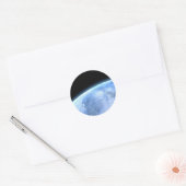 Sticker Rond planète bleue (Enveloppe)