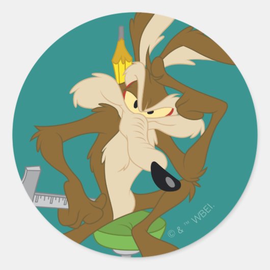 Sticker Rond Planification de BERNARD L'ERMITE™ (Devant)