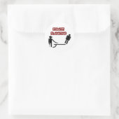 Sticker Rond Plantation de pirates (Sac)