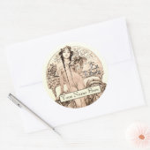 Sticker Rond Plaque (Enveloppe)