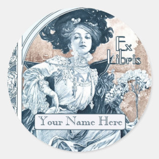 Sticker Rond Plaque
