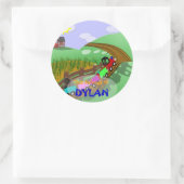 Sticker Rond Plaque Choo choo (Sac)