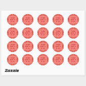 Sticker Rond Plaque de livre déco (Feuille)