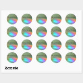 Sticker Rond Plaque de navigation Rainbow Phantoms (Feuille)