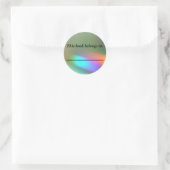 Sticker Rond Plaque de navigation Rainbow Phantoms (Sac)