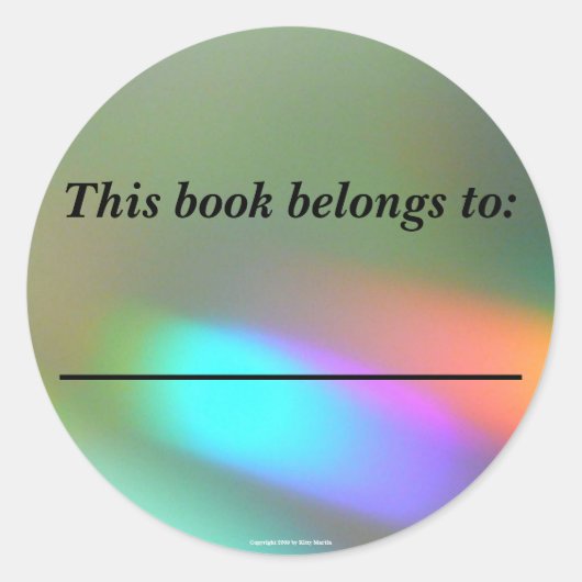 Sticker Rond Plaque de navigation Rainbow Phantoms (Devant)