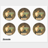 Sticker Rond Plaque d'enregistrement "Circe Invidiosa" (Feuille)