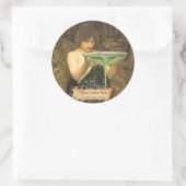 Sticker Rond Plaque d'enregistrement "Circe Invidiosa" (Sac)