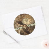 Sticker Rond Plaque friable cannelle et gingembre (Enveloppe)