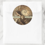 Sticker Rond Plaque friable cannelle et gingembre (Sac)