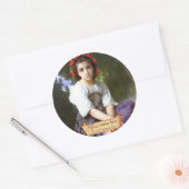 Sticker Rond Plaque pré-Raphaelite "Edge of the brook" (Enveloppe)
