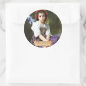 Sticker Rond Plaque pré-Raphaelite "Edge of the brook" (Sac)