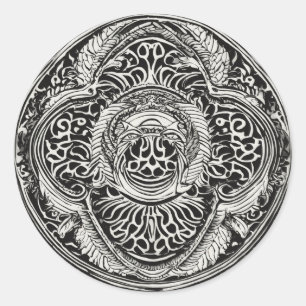 Sticker Rond Plaque ronde