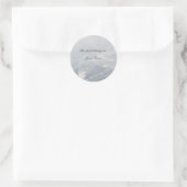 Sticker Rond Plaques Abstraites gris clair (Sac)
