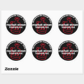 Sticker Rond Plaques de rechange Fredrock Drunkard (feuille de (Feuille)